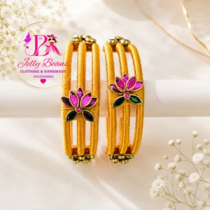 Three Layer Silk Thread Bangle